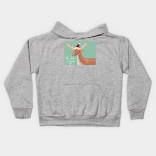 Oh deer its Christmas again Kids Hoodie